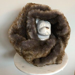 World Market Faux Fur Infinity Scarf